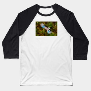 Jay Bird / Swiss Artwork Photography Baseball T-Shirt